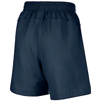 Women's Nike  Navy Indiana Fever Fly Basketball Tri-Blend Fleece Shorts