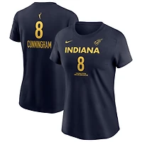 T-shirt Nike Sophie Cunningham bleu marine Indiana Fever Explorer Edition pour femme