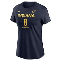 T-shirt Nike Sophie Cunningham bleu marine Indiana Fever Explorer Edition pour femme