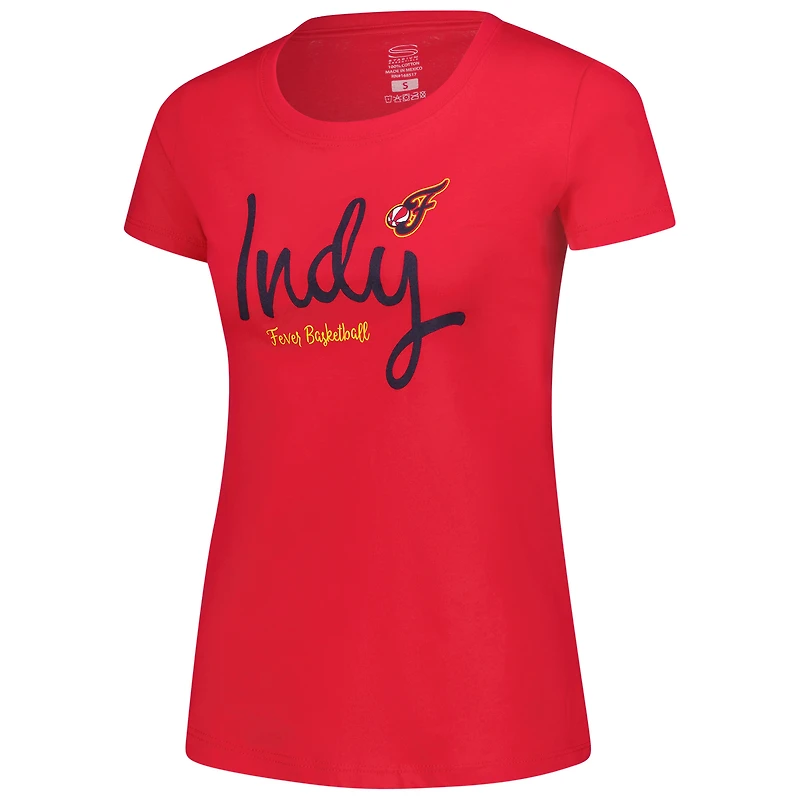 Women's Stadium Essentials Red Indiana Fever Third Quarter T-Shirt