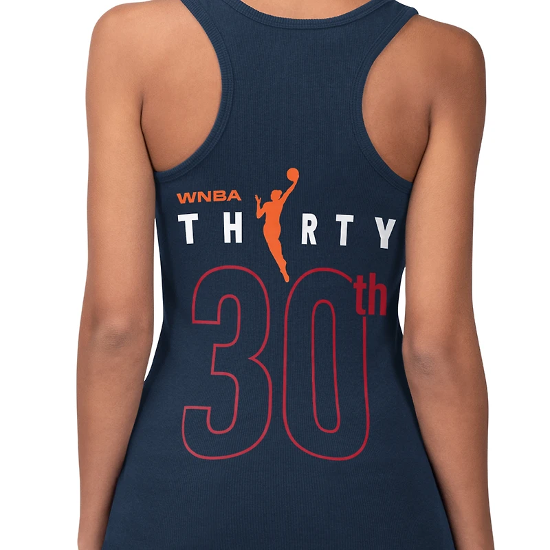 Women's Starter Navy Indiana Fever 30th Anniversary Preseason Tank Top
