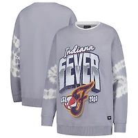 Sweat-shirt en polaire à double col gris Indiana Fever pour femme The Wild Collective