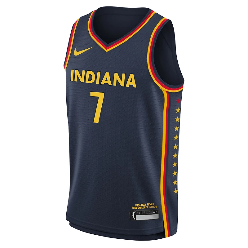 Maillot Nike Aliyah Boston Navy Indiana Fever Explorer Swingman pour jeunes