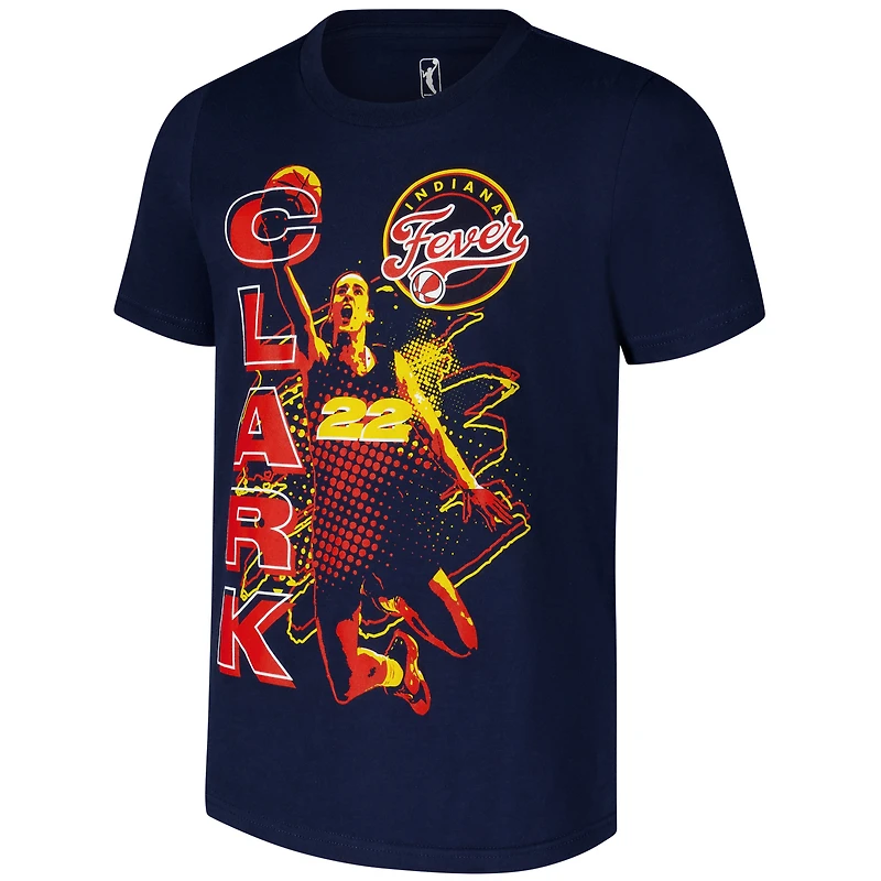 Youth Caitlin Clark Navy Indiana Fever Jam Player T-Shirt