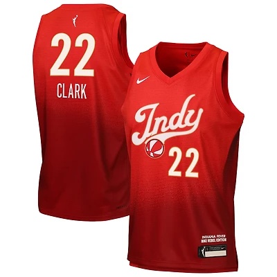 Youth Nike Caitlin Clark Red Indiana Fever Victory Jersey - Rebel Edition