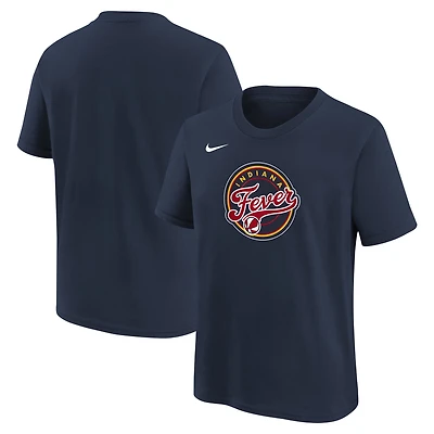 T-shirt Nike bleu marine Indiana Fever Essential avec logo pour jeune