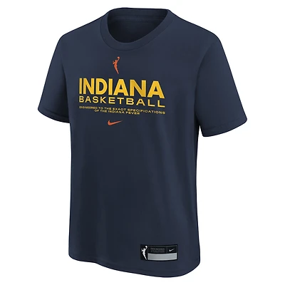 T-shirt d'entraînement Nike bleu marine Indiana Fever Legend pour jeune