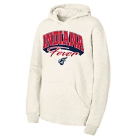 Youth Outerstuff  Natural Indiana Fever Powerful Fleece Hoodie