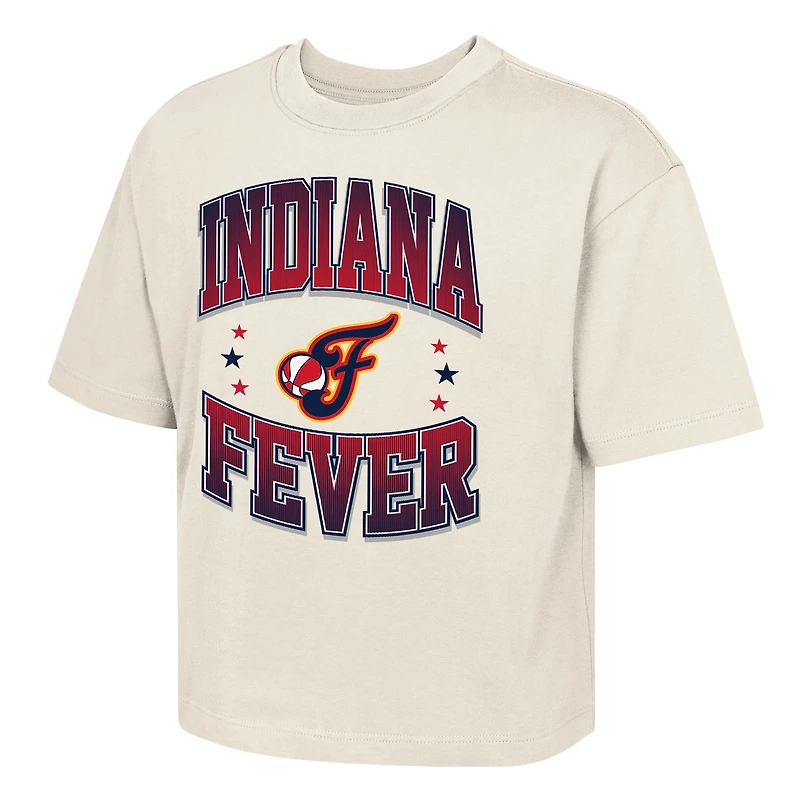 Youth Outerstuff Natural Indiana Fever Unbeatable Boxy T-Shirt