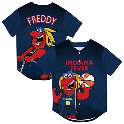 Youth Outerstuff Navy Indiana Fever Mascot Friend Mesh Fashion Jersey