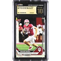 Carte de Fernando Mendoza (Indiana Hoosiers) 2025-26 Bowman U Now : Les Hoosiers atteignent la Terre promise pour la première fois ! #67 Authentifiée CGC PRISTINE 10