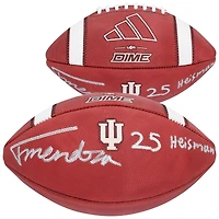 Fernando Mendoza Indiana Hoosiers Autographed adidas Dime Game Football with "25 Heisman" Inscription