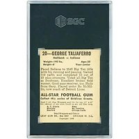 George Taliaferro Indiana Hoosiers 1948 Leaf Gum Co. #20 SGC Authenticated 4.5 Rookie Card