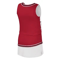 Ensemble deux pièces pour jeunes filles du Colosseum Crimson Indiana Hoosiers Lollipop Park Cheer