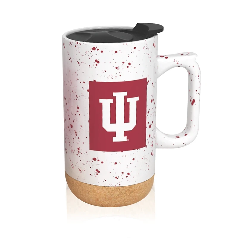 Indiana Hoosiers 18oz. Speckle Cork Mug