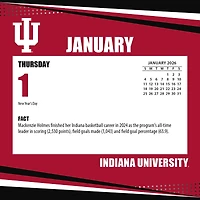 Calendrier 2026 des Indiana Hoosiers