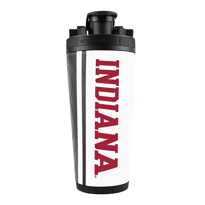 Bouteille shaker en acier inoxydable 4D de 26 oz des Indiana Hoosiers