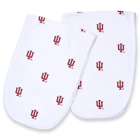 Infant Three Little Anchors Indiana Hoosiers 2-Pack Muslin Burp Cloth Set
