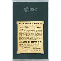 John Goldsberry Indiana Hoosiers 1948 Leaf Gum Co. #94 SGC Authenticated 5 Card