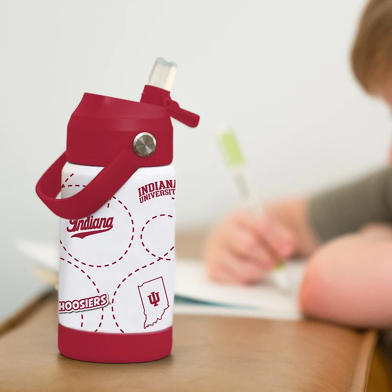 Logo Brands Indiana Hoosiers 12oz. Mascot Bottle