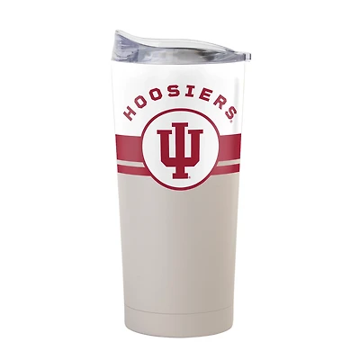Gobelet isotherme Logo Brands Indiana Hoosiers 20 oz Horizon à revêtement en poudre