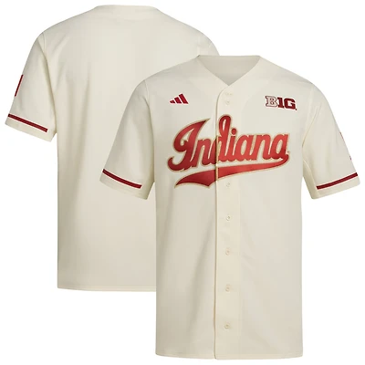 Maillot de baseball réplique Indiana Hoosiers crème adidas pour homme