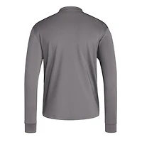 Men's adidas  Gray Indiana Hoosiers Dugout Pullover Sweatshirt