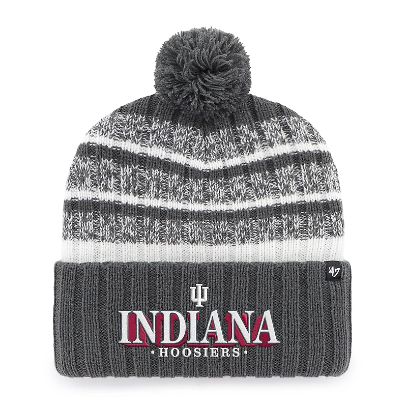 Bonnet à revers Indiana Hoosiers Tavern '47 Charcoal pour homme