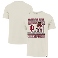 T-shirt mascotte grande taille pour hommes « 47 Natural Indiana Hoosiers », champions nationaux des éliminatoires de football universitaire 2025
