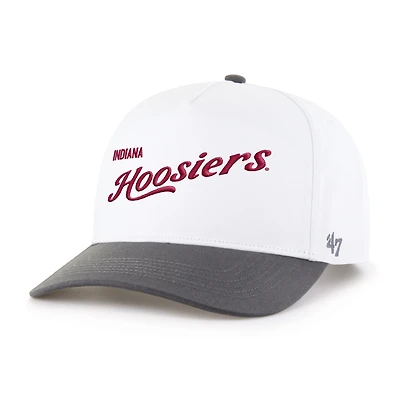 Casquette ajustable bicolore Indiana Hoosiers '47 blanche pour homme