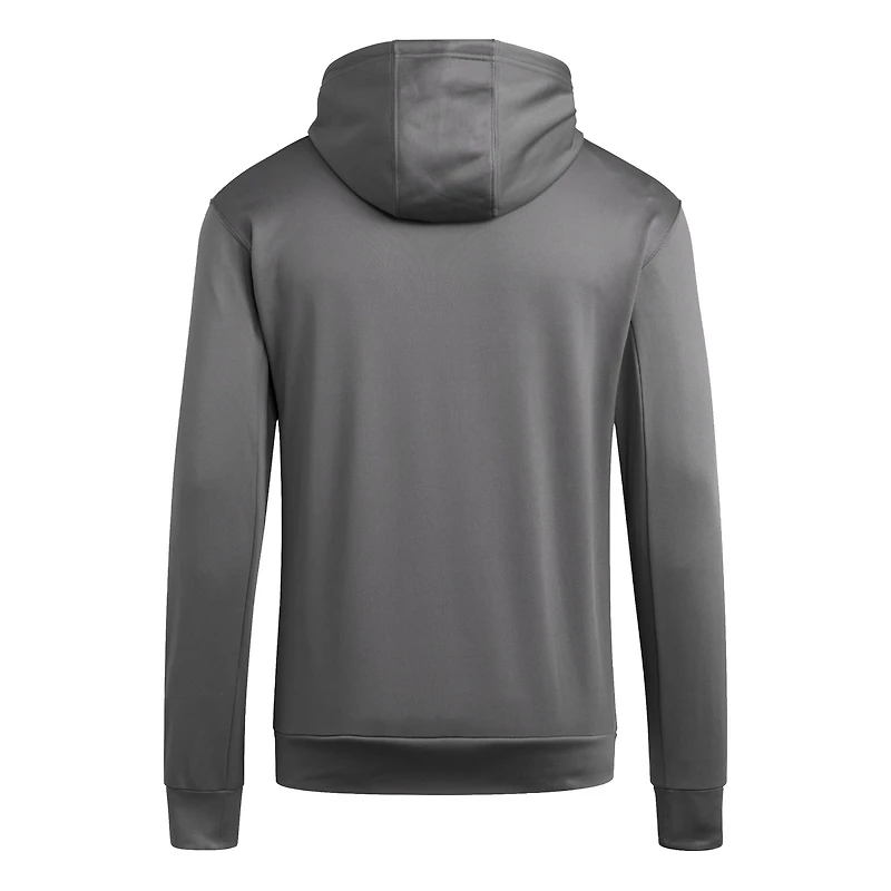 Sweat à capuche en polaire adidas anthracite Indiana Hoosiers Locker pour homme