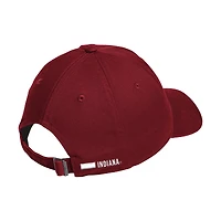 Men's adidas Crimson Indiana Hoosiers Locker Room Adjustable Slouch Hat