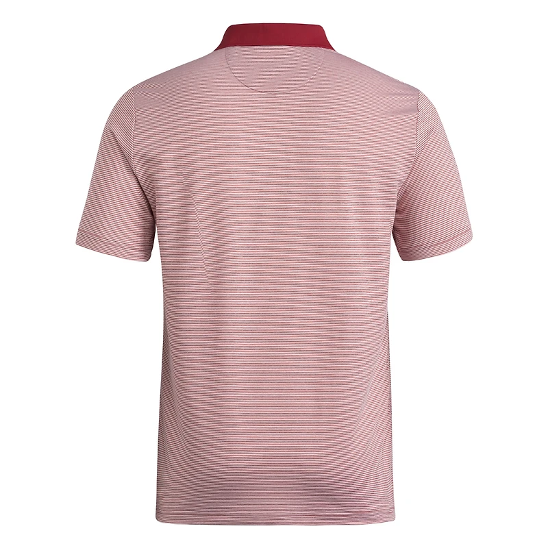 Men's adidas Crimson Indiana Hoosiers Ultimate 365 Ottoman Polo Shirt