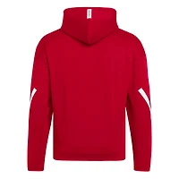 Sweat à capuche zippé adidas Crimson Indiana Hoosiers Z.N.E. pour homme