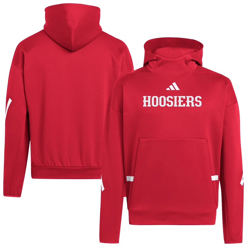 Sweat à capuche adidas Crimson Indiana Hoosiers NCAA ADI 2025 Z.N.E. pour homme