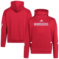 Sweat à capuche adidas Crimson Indiana Hoosiers NCAA ADI 2025 Z.N.E. pour homme