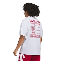 Men's adidas Gray Indiana Hoosiers Off-Court T-Shirt