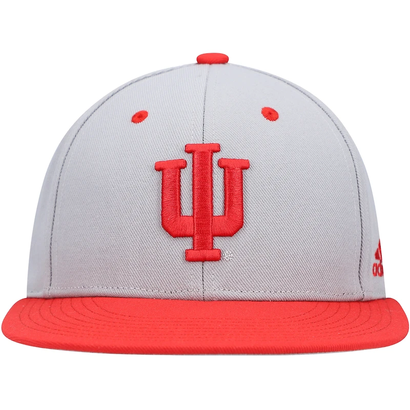 Men's adidas Indiana Hoosiers On-Field Baseball Fitted Hat