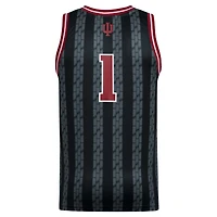 Maillot Swingman réplique adidas #1 noir des Indiana Hoosiers pour homme