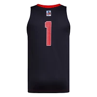 Men's adidas #1 Crimson/Black Indiana Hoosiers Black History Month Basketball Jersey