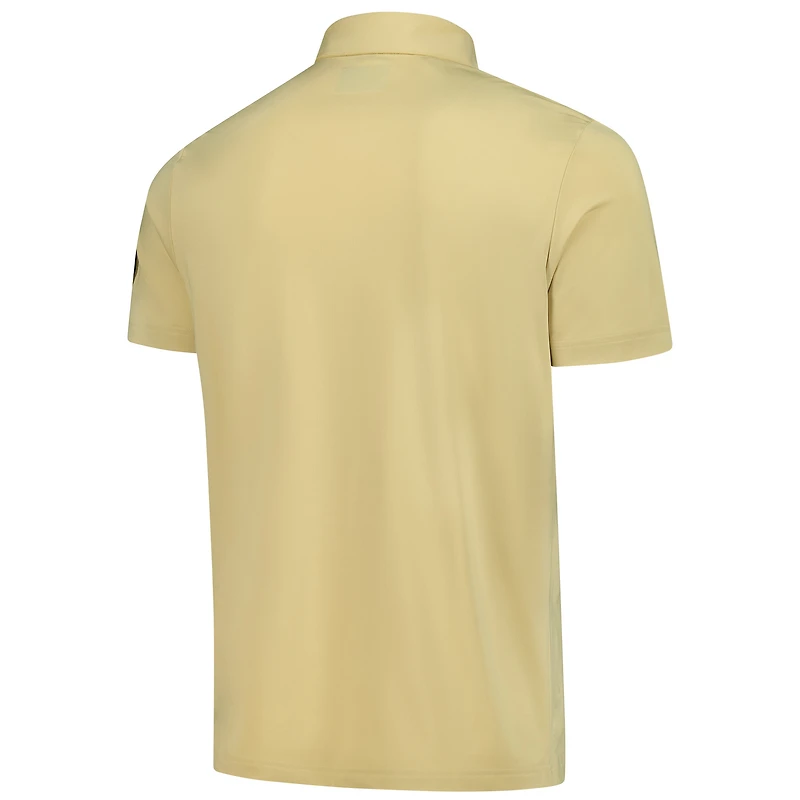 Polo adidas Tan Indiana Hoosiers Salute to Service Ultimate365 Solid pour homme