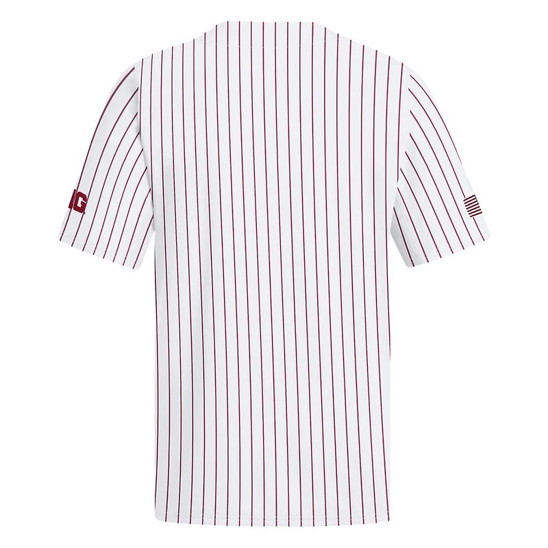 Men's adidas White Indiana Hoosiers Home Replica Baseball Jersey