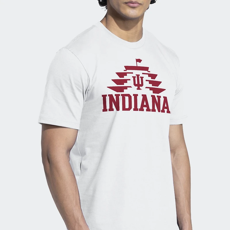 Men's adidas  White Indiana Hoosiers IU x Indy 500 T-Shirt