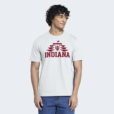 Men's adidas White Indiana Hoosiers IU x Indy 500 T-Shirt