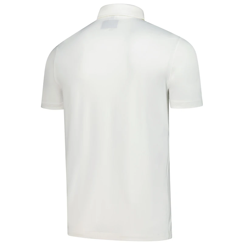 Polo adidas blanc Indiana Hoosiers Wear Pink pour homme, lutte contre le cancer du sein