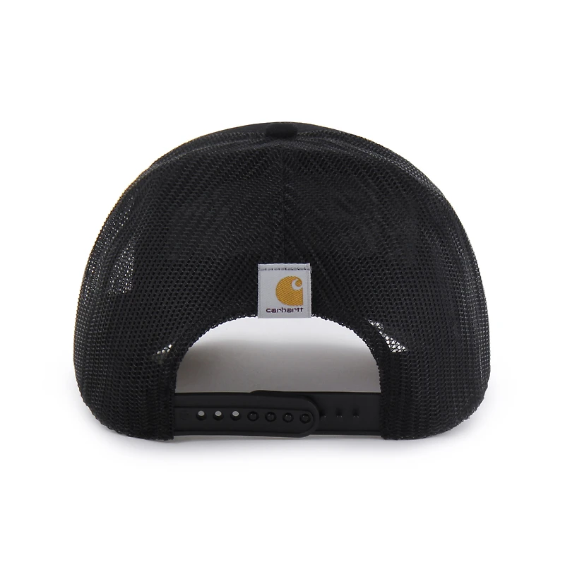 Casquette trucker Carhartt x '47 Indiana Hoosiers noire pour homme, ajustable