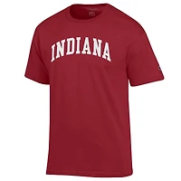 T-shirt basique Arch Champion Crimson Indiana Hoosiers pour homme