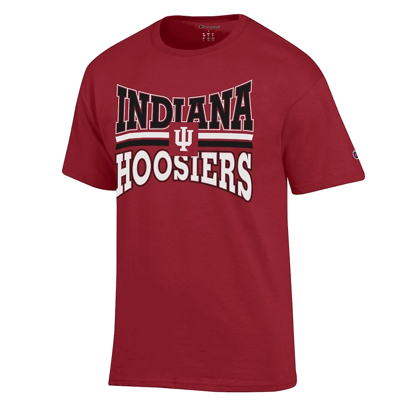 T-shirt Zoom de l'équipe masculine Champion Crimson Indiana Hoosiers