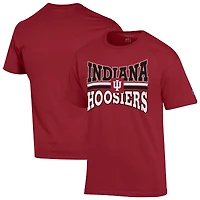Men's Champion  Crimson Indiana Hoosiers Team Zoom T-Shirt