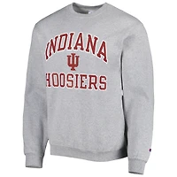 Sweat-shirt Champion Indiana Hoosiers High Motor pour homme, gris chiné